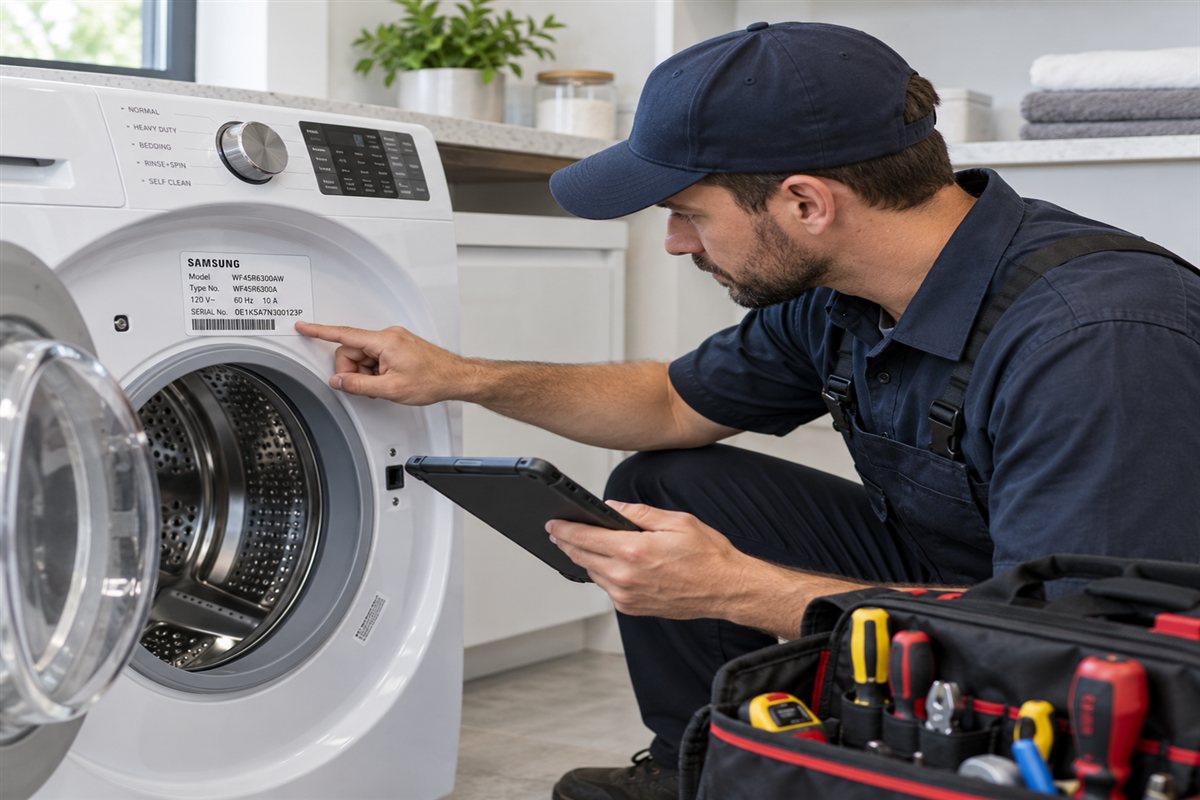 Illustration of appliance repair service planning